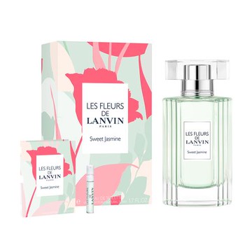 【LANVIN】 花語系列淡香水50ml-甜美‧茉莉淡香水50ml(贈隨機針管乙支)
