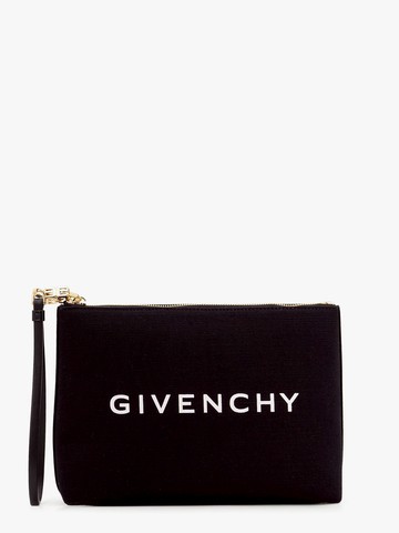 Canvas clutch with printed logo on the front - GIVENCHY - gender_Woman