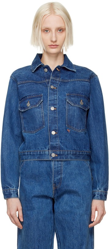 HommeGirls 蓝色 Workwear 牛仔夹克