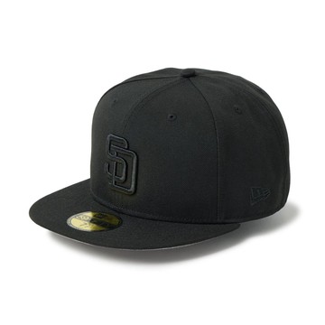 NEW ERA 男女 59FIFTY 日版 NE MLB TONAL LOGO 聖地牙哥教士 黑 NE14952257