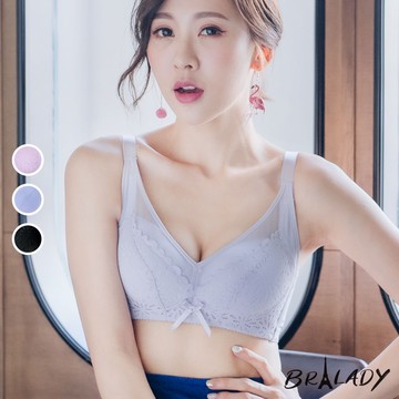 波蕾妮｜微甜慕絲 透氣無鋼圈【2243】薄杯 大尺碼 深V 蕾絲內衣 內衣 收副乳 收背肉 現貨 11
