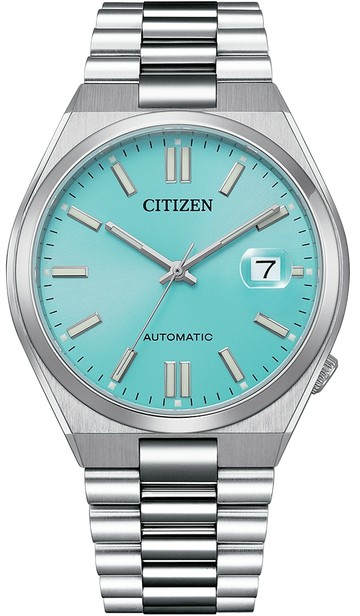 CITIZEN 星辰錶 Mechanical系列 青春撞色 簡約機械腕錶(NJ0151-88M)-40mm-藍面鋼帶【刷卡回饋 分期0利率】【APP下單點數13倍送】