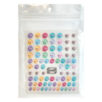 立體款美甲裝飾貼紙 Set 笑臉圖案  TH-0792  1組