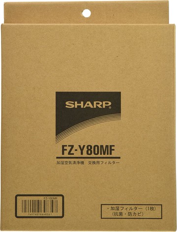 [3東京直購] SHARP 原廠 FZ-Y80MF 加濕空氣清淨機 加濕濾網 同 FZ-A60MFE 過濾網 可用10年 KC-JD50T.KC-F50.KC-E40可用