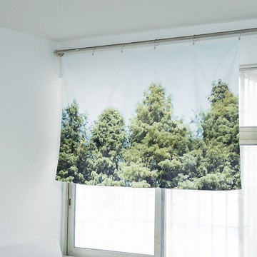綠植森林掛布布幔 窗簾門簾 橫豎兩種款式 贈送掛環