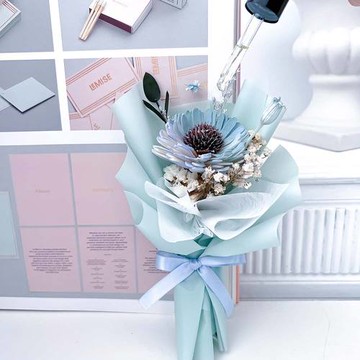 Floral M｜盛夏微醺薄荷mojito永生香氛擴香花束（贈送5ml香氛油）