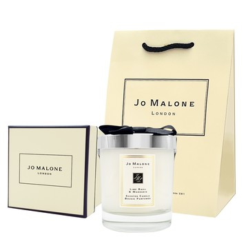 JO MALONE 青檸羅勒與柑橘居室香氛工藝蠟燭(200g)[附外盒]+贈品牌紙袋