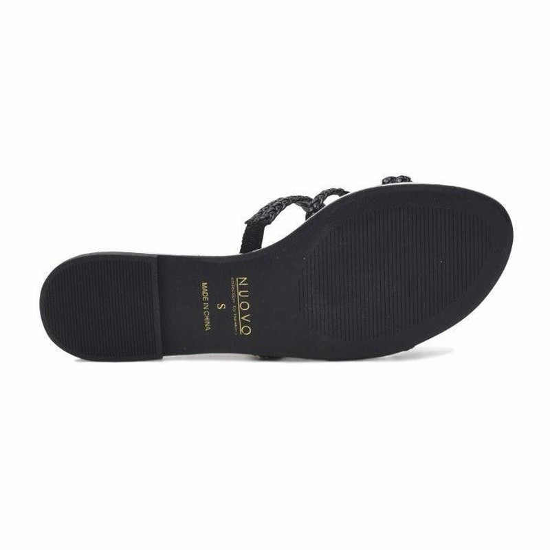 サンダル・ミュール Knot Black ミュールボーイ muleboy シャワーサンダル muleboy SQUARE X