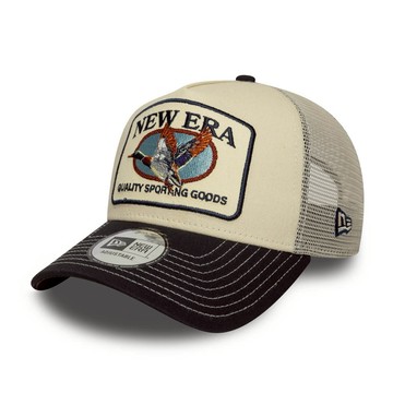 NEW ERA 男女 9FORTY EF ANIMAL PATCH TRUCKER NEW ERA 奶油/海軍藍 NE60691214