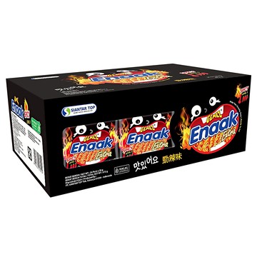 GEMEZ Enaak 韓式小雞麵 勁辣味 Set 入口酥脆 辣粉十足  672g  1盒