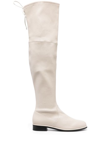 Stuart Weitzman - Lowland leather boots - women - Fabric/Rubber/Calf Leather - 40,5 - Neutrals