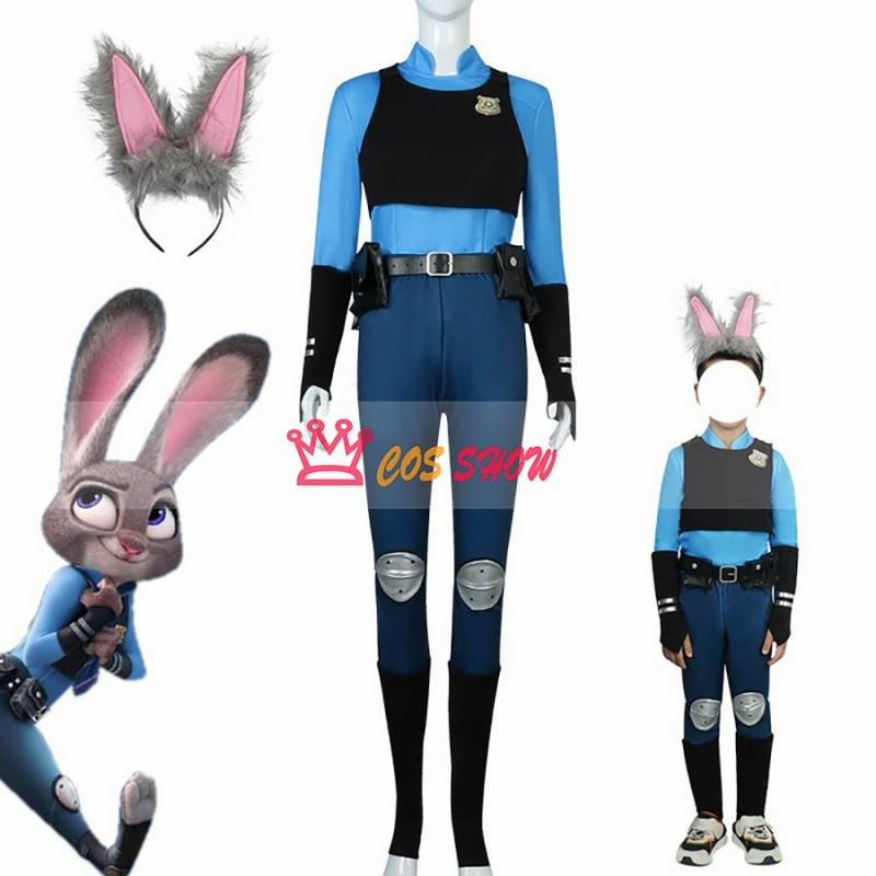 ズートピア Zootopia ジュディ コスプレ衣装 警察官 警服 ウサギ cosplay仮装 子供用 イベント クリスマス ハロウィン ステージ  文化祭 学園祭 | LINEブランドカタログ