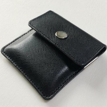 旅行煙灰包零錢包日本隨身便攜式煙灰袋密封口袋皮革精致煙灰缸