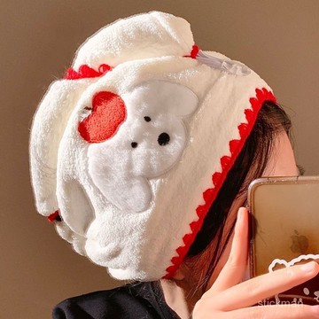 🔥臺灣出貨🔥【30天熱銷1608件】可愛蘋果小毛巾幹髮帽女超強吸水速幹包頭髮毛巾洗頭髮浴帽加厚