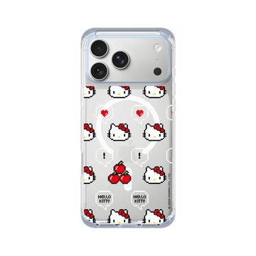 iPhone 17 Pro Max ClearX (MagSafe 兼容) 冰透藍 - 三麗鷗-Hello Kitty - Retro Hello Kitty