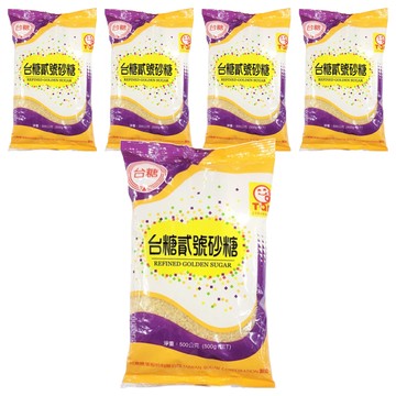 台糖 貳號砂糖  500g  5包