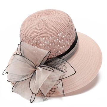 中老年人春夏天帽子女媽媽遮陽帽薄款老人奶奶大檐防曬太陽漁夫帽