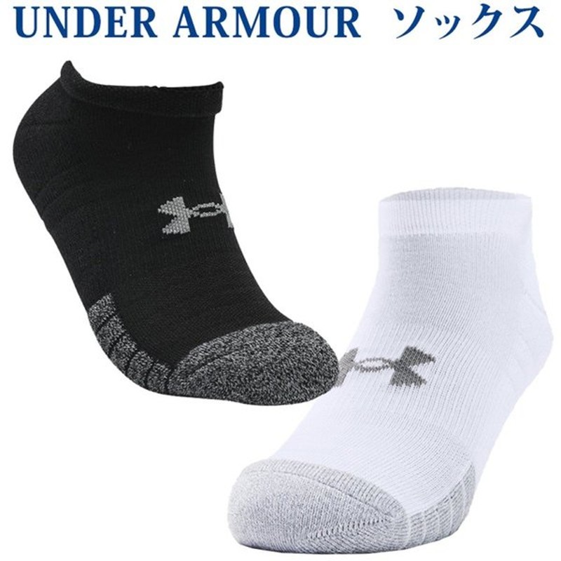 人気ブランドを 公式 アンダーアーマー UNDER ARMOUR UA ユニセックス トレーニング ヒートギア ノーショー ソックス 3足セット  1346755 ccps.sn