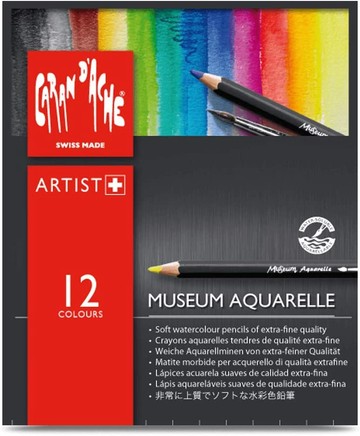 CARAN d'ACHE CARAN dACHE Museum Aquarelle 博物館級水溶性12色鉛筆*3510.312