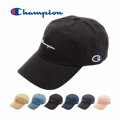 Backyard Family キャップ チャンピオン Champion 通販 メンズ レディース ローキャップ Low Cap 帽子 無地 シンプル デニム ツイル ワンポイント ロゴ刺繍 カジュアル ストラップバック Strapback アウトドア 外遊び 日よけ ブラック 黒 ベージュ ネイビー ピンク 調節