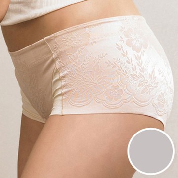 華歌爾 BABY HIP 64-82低腰短管修飾褲(晶彩銀) 壓腹提臀-無縫無痕