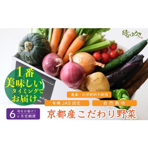 ふるさと納税 京都府 京都市 ＜6か月定期便＞野菜の売上の１％が社会の応援に　京都産こだわりの野菜（有機野菜、栽培期間中農薬・化学肥料不使…