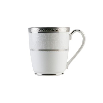 NORITAKE 華麗年代-馬克杯(單)(銀邊)禮盒