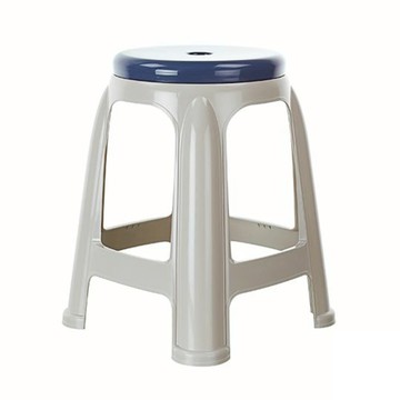 KEYWAY 大團圓椅 RC731 塑膠圓凳 輕巧穩固  深藍色  1個