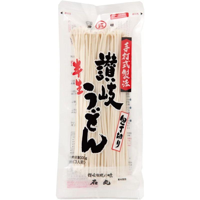 (お徳用ボックス) 石丸製麺 半生讃岐うどん包丁きり300g×6入り