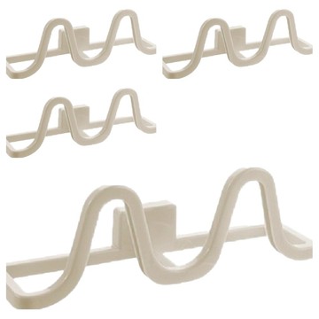 Reddot 紅點生活 不變形輕量無痕收納壁掛鞋架  北歐米  4個