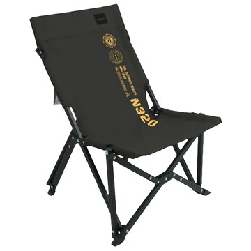 KZM OUTDOOR 個性樂活椅 展開53 x 49 x 70cm 收納17 x 15 x 90cm 2.5kg  黑色  1個