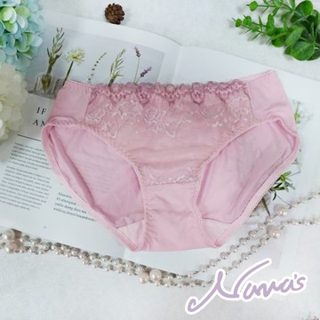 【露娜斯】迷羽之典。舒適貼身包臀三角內褲【粉晶】台灣製P518