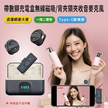 IS SX21 專家版 電量顯示充電倉 磁吸/領夾/掛繩 多用收音麥克風 Type-C款