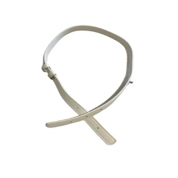 Maison de Auri 針織提包背帶/ Strap皮背帶/ 皮背帶 白色