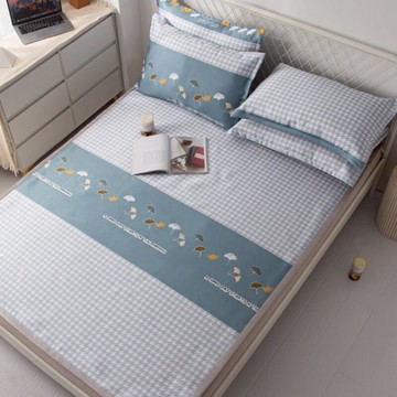 涼席冰絲席三件套夏季1.8m可水洗可折疊學生單人宿舍1.2米軟席子2