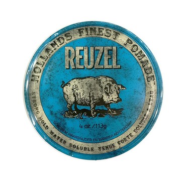 REUZEL BLUE POMADE 藍豬超強水性髮油113g 優惠價:520元｜岡山戀香水