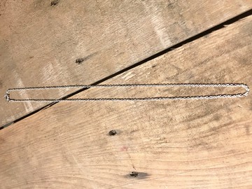 純銀鍊 - 16吋,寬1.5公厘silver925