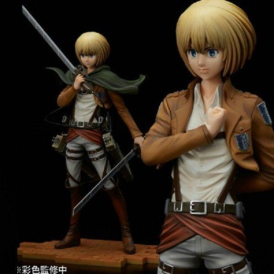 【新品未開封　おまけ付き】千値練　アルミン・アルレルト　完成品　フィギュア 2025年最新】BRAVE-ACT 1/8 進撃の巨人 アルミン・アルレルトの