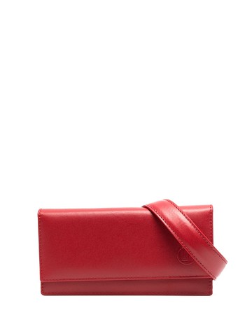 Linda Farrow - logo-detail leather belt bag - unisex - Calf Leather - One Size - Red