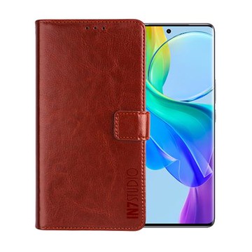 IN7 瘋馬紋 vivo Y78 5G (6.78吋) 錢包式 磁扣側掀PU皮套 吊飾孔 手機皮套保護殼