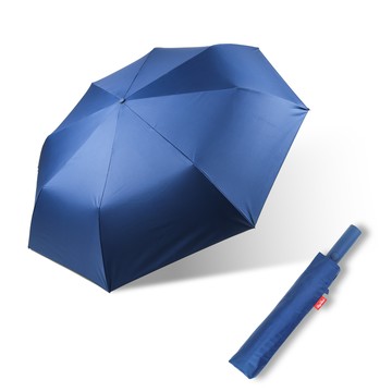 《BigRed 安全感DARK》68CM自動折傘-最大黑膠折傘