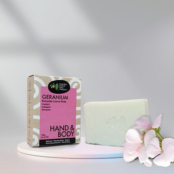 天竺葵精油手工皂 –【Australian Natural Soap Company】天然植萃手工皂-現貨直出