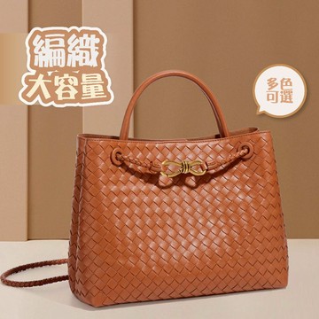 編織包包 通勤百搭手提包 白色大包包 包包 編織包 大包包 復古包包 大容量托特包 休閒手提包 編織斜背包 禮物 645