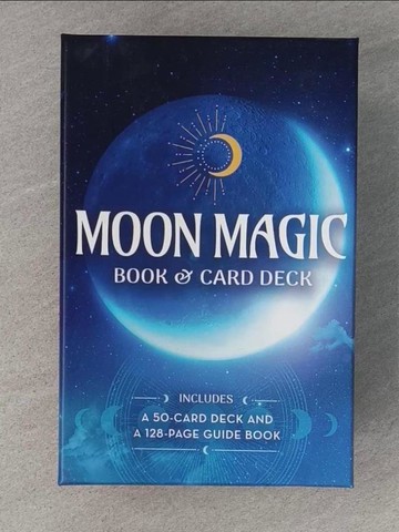 【書寶二手書T1／命理_TBZ】Moon Magic Book & Card Deck：Includes a 50-Card Deck and a 128-Page Guide Book_Marie Bruce