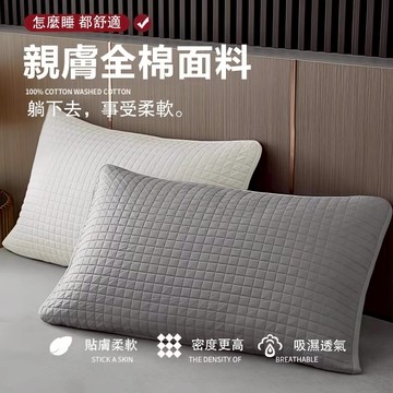 現貨隔日達⚡買1送1同款 枕頭保潔墊 半包可拆卸 可水洗枕套 純棉/夾棉/防口水 枕頭枕芯保護套 家用成人 枕套 枕頭套