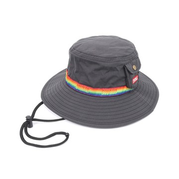 【CHUMS】中大童 童Kids Fes Hat休閒帽 黑色-CH251063K001