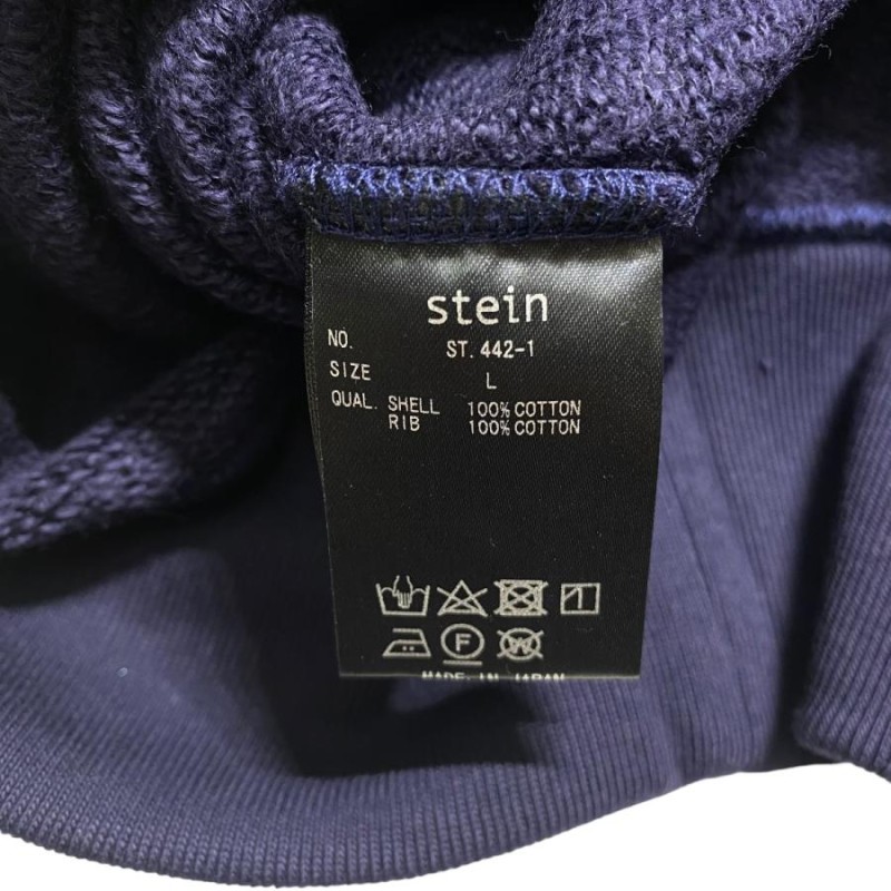 シュタイン stein OVERSIZED UNTWISTED YARN SWEAT LS クルーネックスウェット ST．442-1 ネイビー サイズ  | LINEブランドカタログ