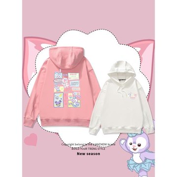 星黛露衛衣親子裝母女裝洋氣2022秋款潮連帽大碼胖媽媽炸街早秋潮