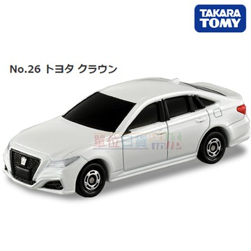『 單位日貨 』 日本正版 多美 TOMICA TOYOTA 皇冠 Crown 合金 小車 NO.26