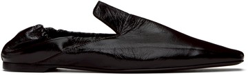TOTEME 黑色 Elastic-Back Leather 乐福鞋
